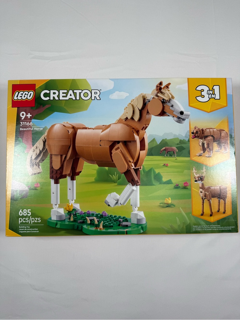 NWT LEGO Creator 3 In 1 Beautiful Horse Bear Deer 31166 Sealed NEW IN BOX